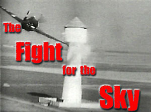 A P-47 thunderboly attacks a FLAK tower