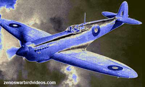 Picture of Supermarine Spitfire MK11, the photo recon version of the Spitfire IX